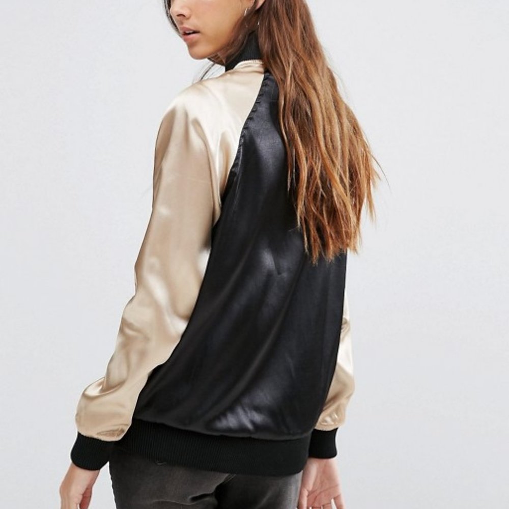 Asos Brave Soul Tall Bomber Jacket - Picture 2 of 8